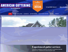 Tablet Screenshot of americangutteringtn.com